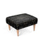 Geometric Equestrial Style Foot Stool