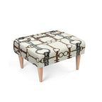 Ivory Snaffle Bit Equestrian Footstool