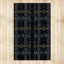 Large Black Equestrian Elegant Rug 4x6.5ft