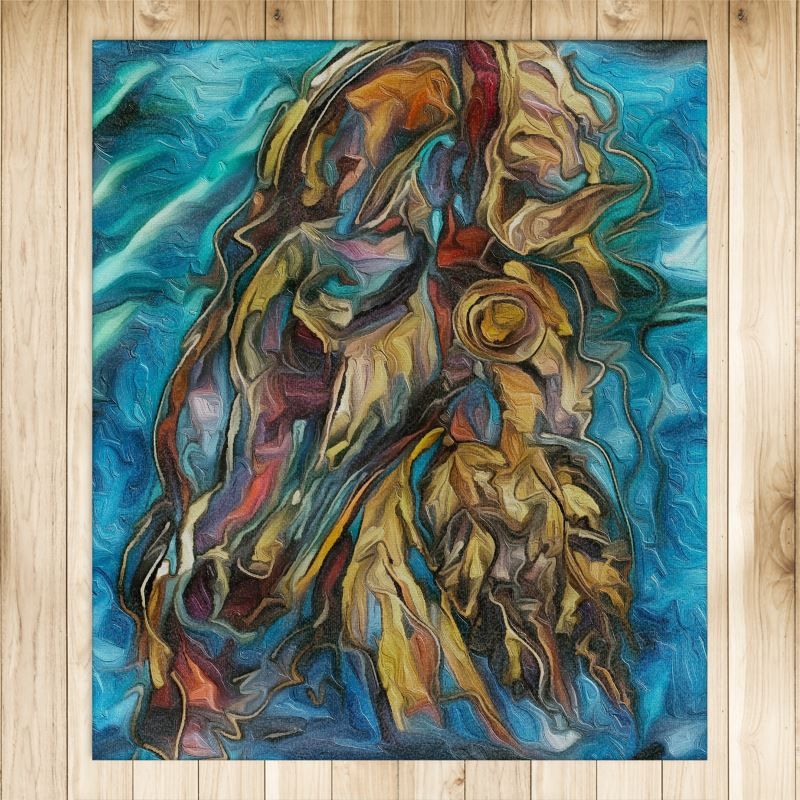 Expressionistic Horse Painting Rug 4x5ft Main image