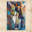 South Western Skull Painting Rug 4x6.5ft