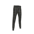 Black Bit Motif Jogging Pants