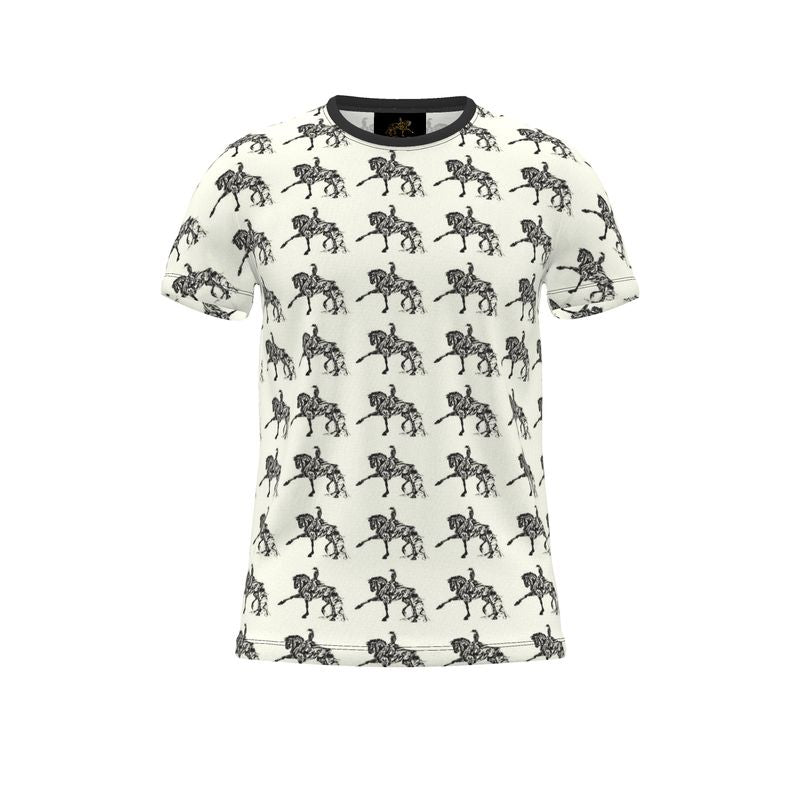 Ivory Piaffe Dressage Horse Motif T Shirt Main image