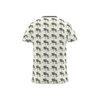 Ivory Piaffe Dressage Horse Motif T Shirt