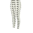 Ivory Piaffe Dressage Horse Motif High Waisted Leggings