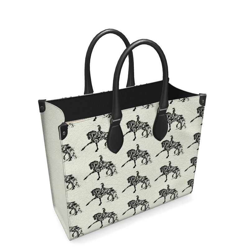 Piaffe Dressage Horse Motif Shopper Bag