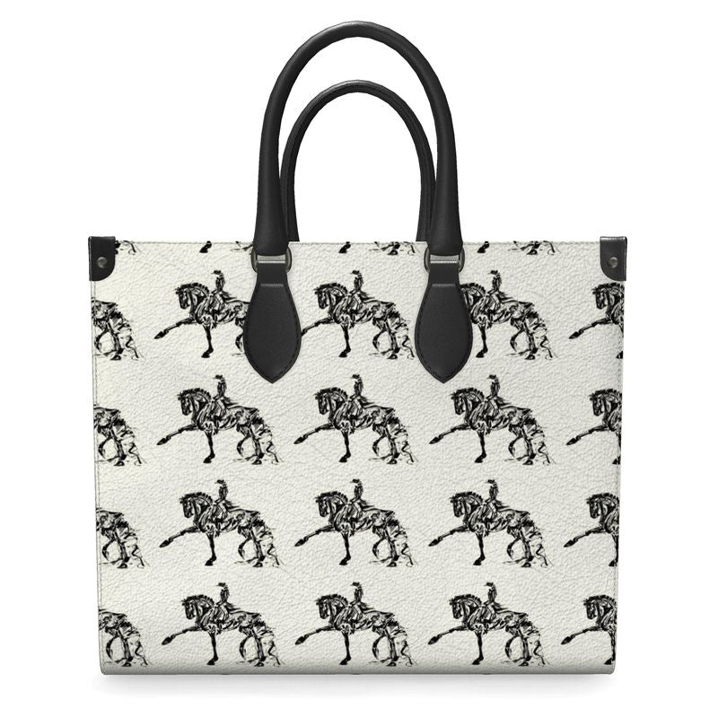 Piaffe Dressage Horse Motif Shopper Bag