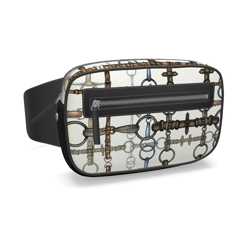 Ivory Chaos Bit Leather Belt Bag Main image