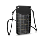 Black Equestrian Bit Motif Leather Phone Case