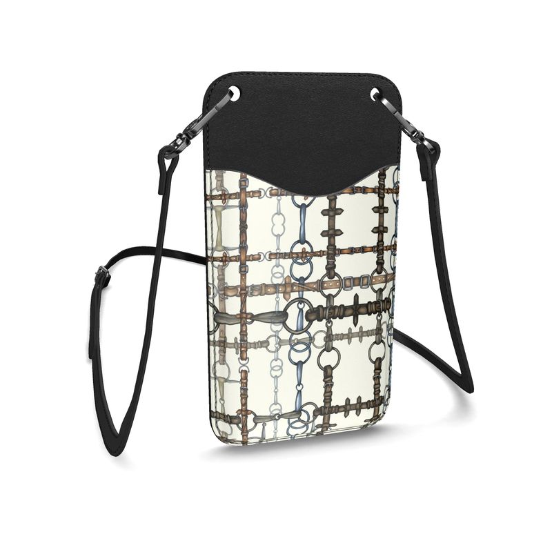Ivory Choas Bit Leather Phone Case with Strap Main image