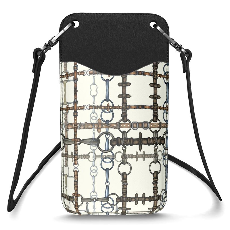 Ivory Choas Bit Leather Phone Case with Strap Secondary image