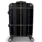 Black Rein and Bit Patten Suitcase