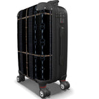 Black Rein and Bit Patten Suitcase