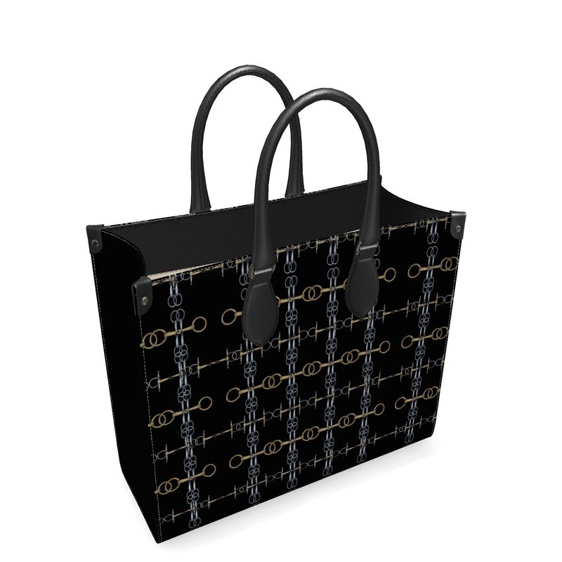 Black and Gold Bit Shopper Bag Main image