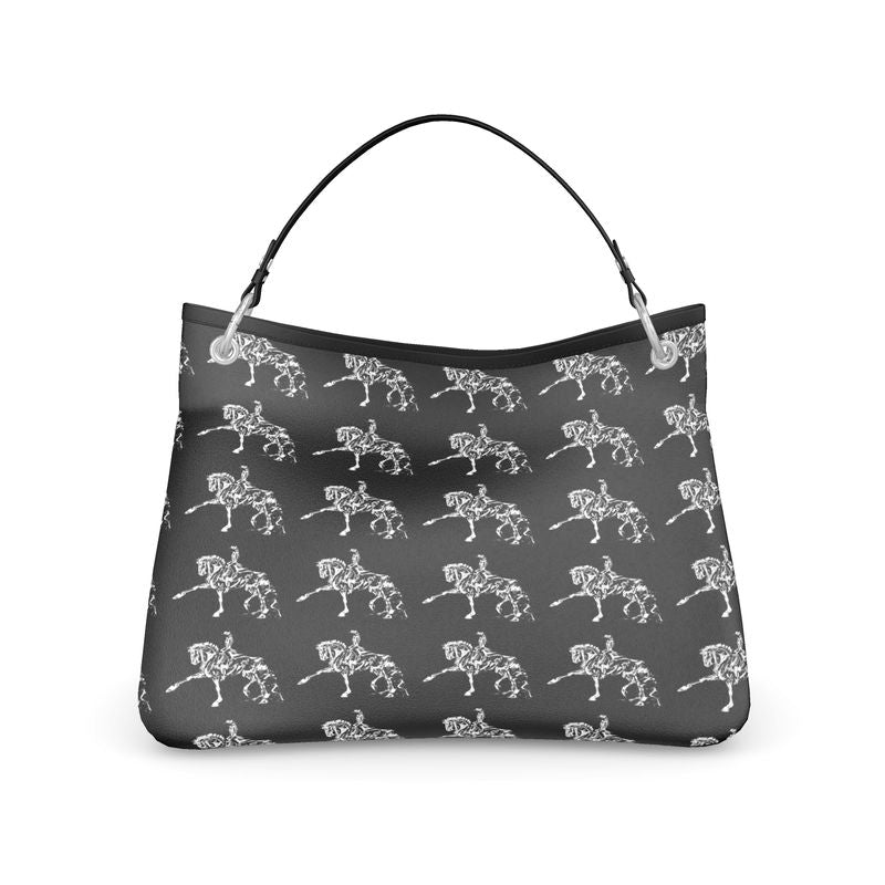 Piaffe Dressage Hose Motif Slouch Purse