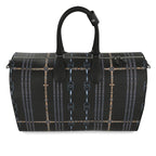 Black Reins and Bit Pattern Duffle Bag