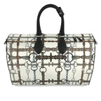 Large Ivory Chaos Bit Pattern Duffle Bag