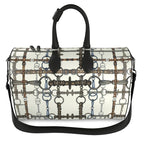 Large Ivory Chaos Bit Pattern Duffle Bag