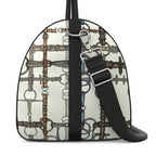 Large Ivory Chaos Bit Pattern Duffle Bag