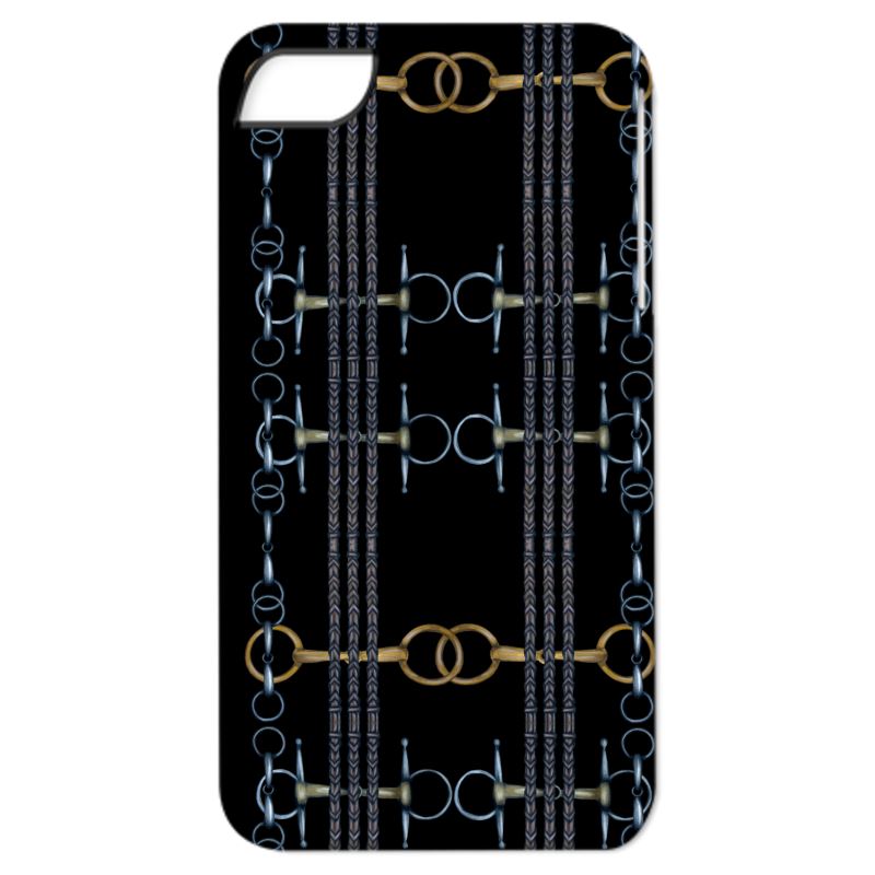 Black Equestrian Bit Pattern Phone Case Main image