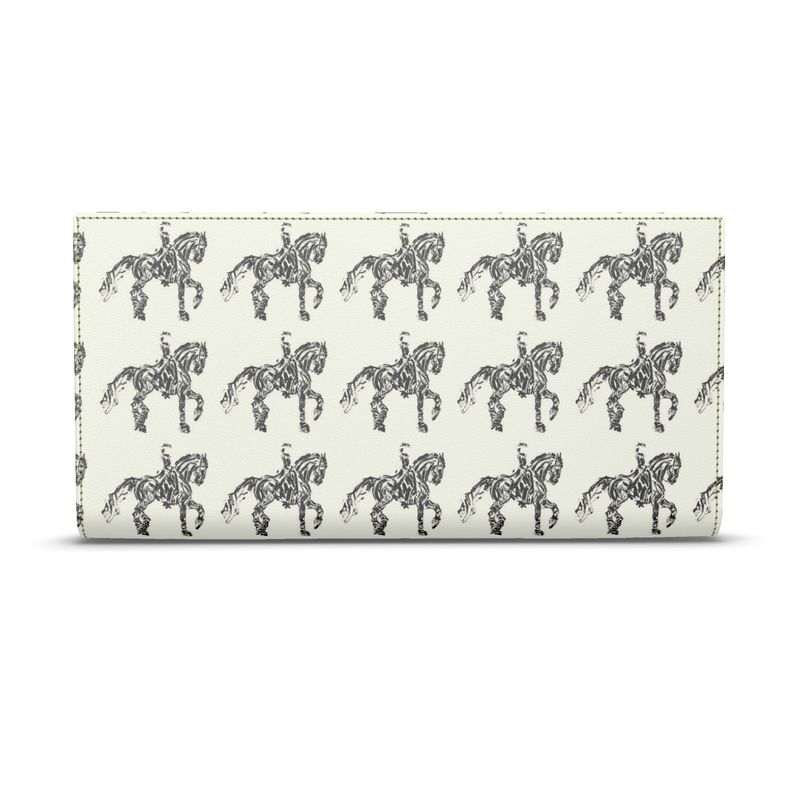 Dressage Horse Motif Leather Wallet Secondary image