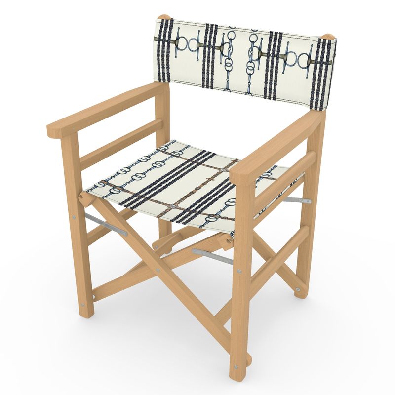 Custom Barn Name Horse Show Director Chair Secondary image