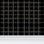 Black Gold and Silver Bit Wallpaper