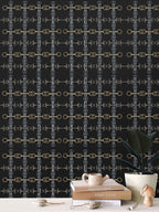 Black Gold and Silver Bit Wallpaper
