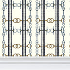 Ivory Snaffle Bit and Reins Wallpaper