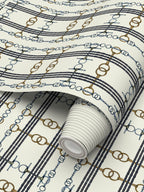 Ivory Snaffle Bit and Reins Wallpaper