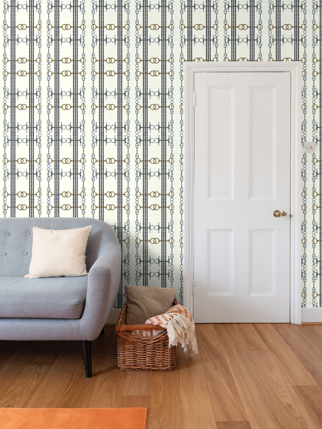 Ivory Snaffle Bit and Reins Wallpaper