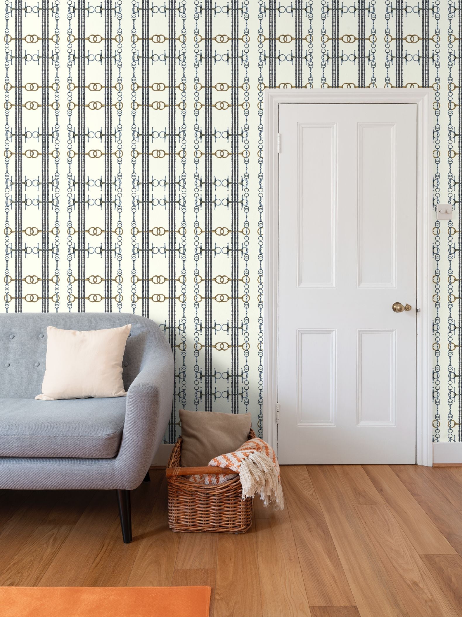 Ivory Snaffle Bit and Reins Wallpaper