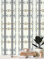 Ivory Snaffle Bit and Reins Wallpaper