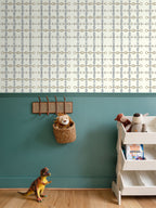 Ivory Gold and Silver Bit Wallpaper