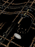 Black Chaos Bit Pattern Wallpaper