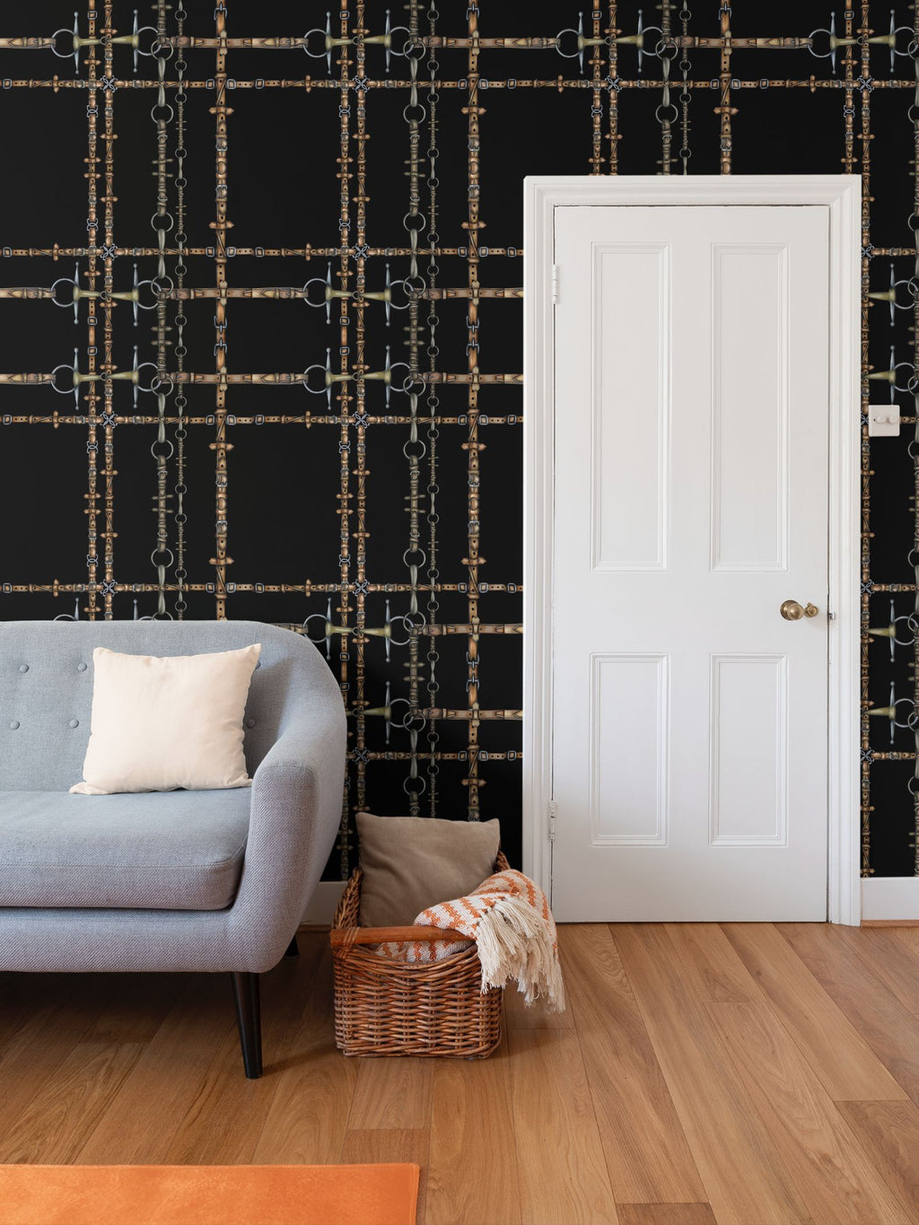 Black Chaos Bit Pattern Wallpaper