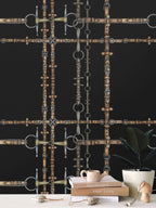 Black Chaos Bit Pattern Wallpaper