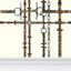 Ivory Chaos Bit Pattern Wallpaper