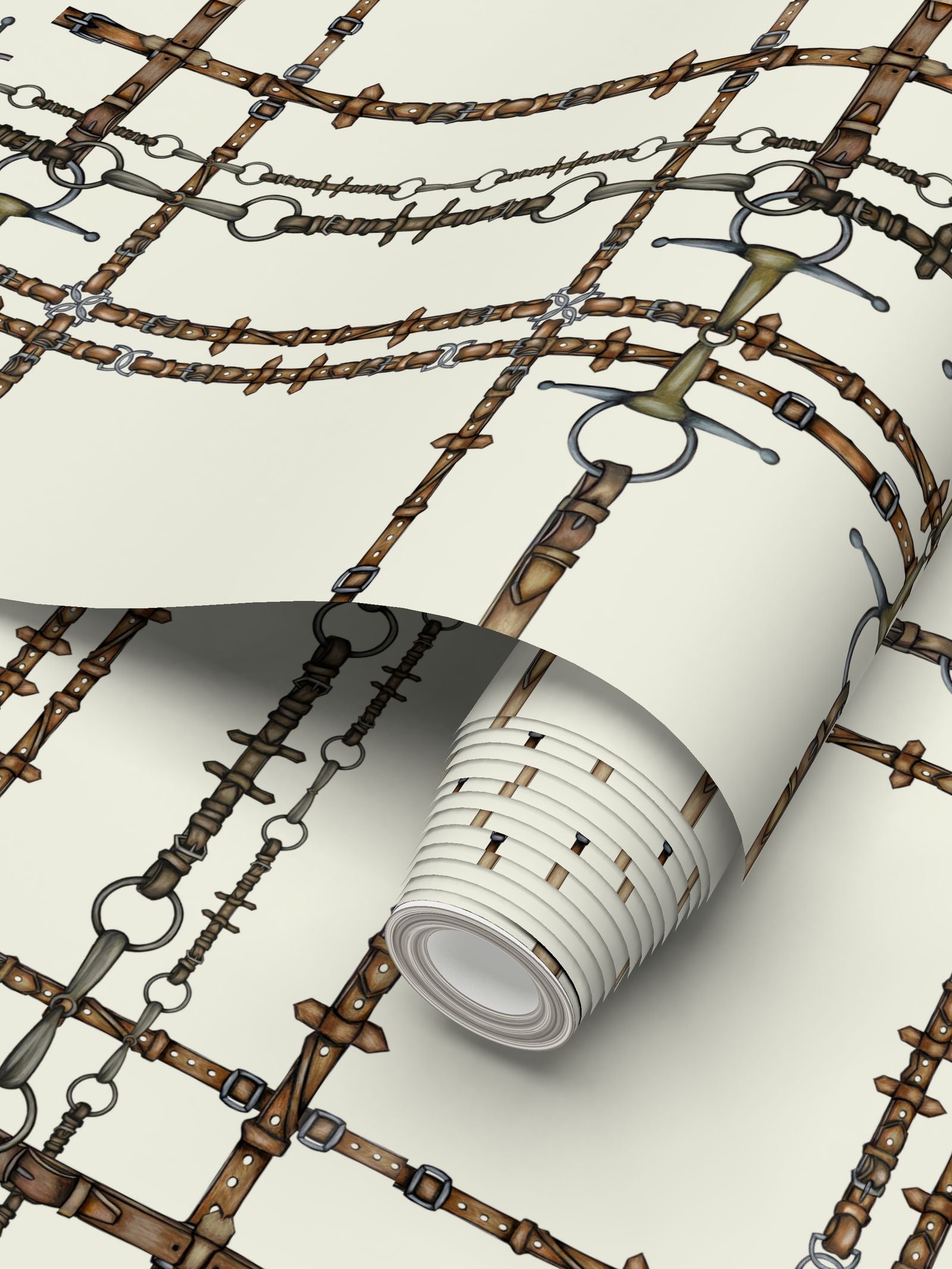 Ivory Chaos Bit Pattern Wallpaper