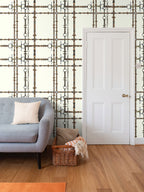 Ivory Chaos Bit Pattern Wallpaper