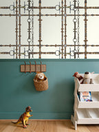 Ivory Chaos Bit Pattern Wallpaper