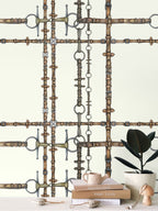 Ivory Chaos Bit Pattern Wallpaper