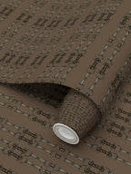 Brown Simple Brown Bit Pattern Wallpaper