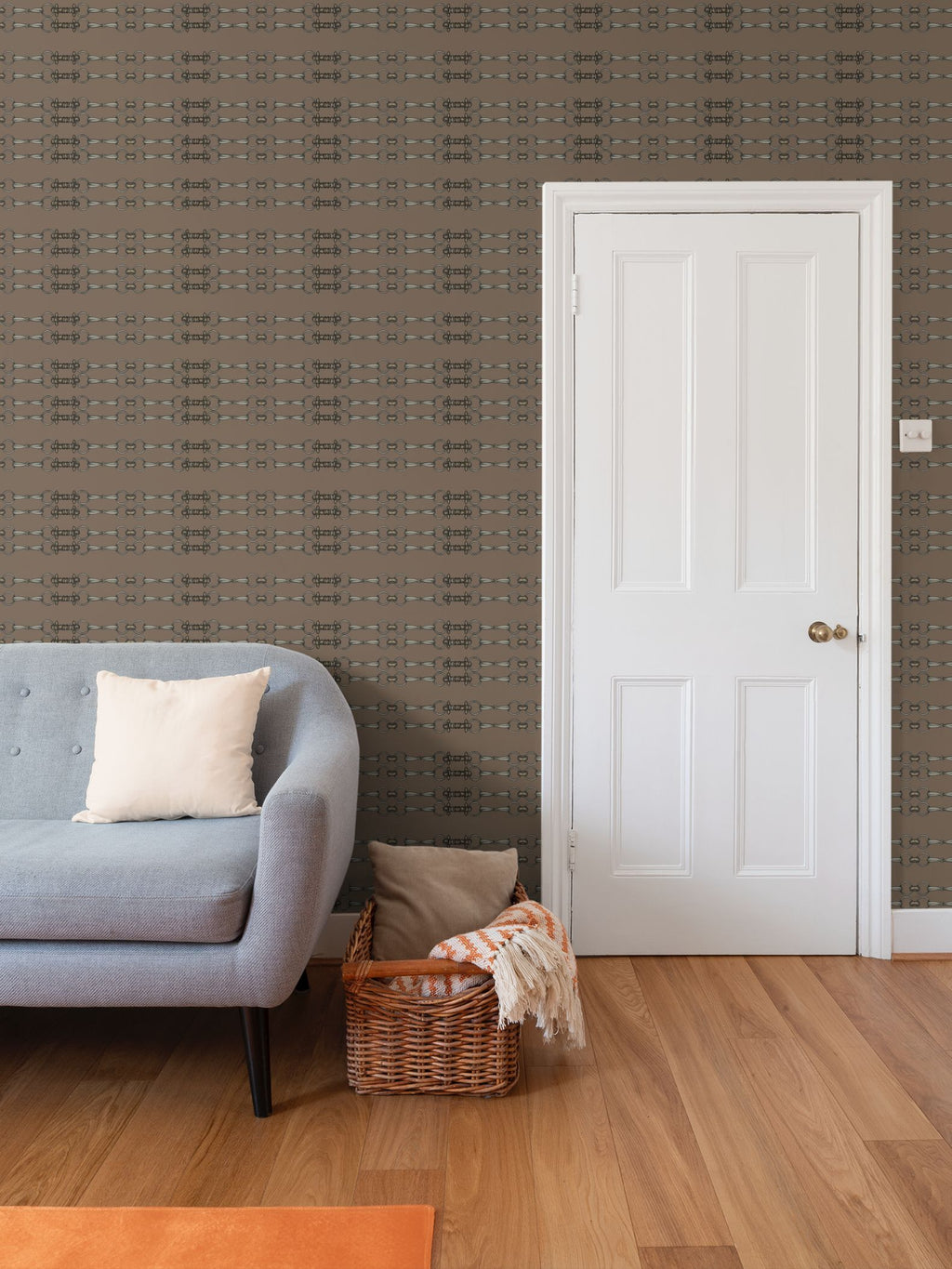 Brown Simple Brown Bit Pattern Wallpaper