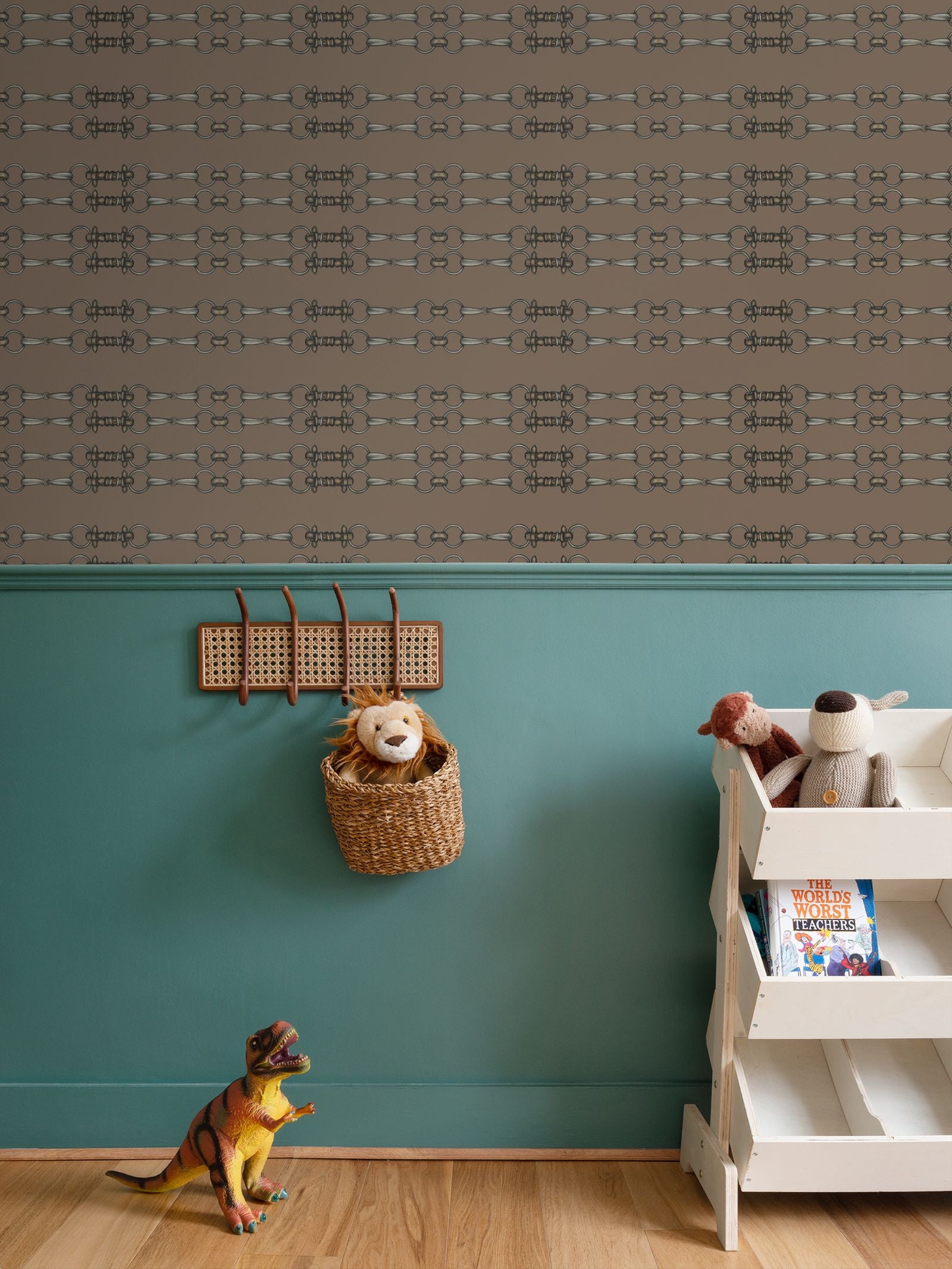 Brown Simple Brown Bit Pattern Wallpaper