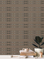 Brown Simple Brown Bit Pattern Wallpaper