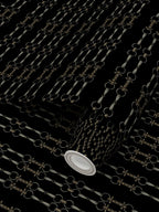 Black Simple Brown Bit Pattern Wallpaper