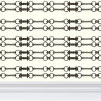 Ivory Simple Brown Bit Pattern Wallpaper