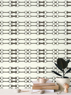 Ivory Simple Brown Bit Pattern Wallpaper