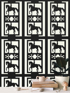 Ivory Dressage Horse Wallpaper